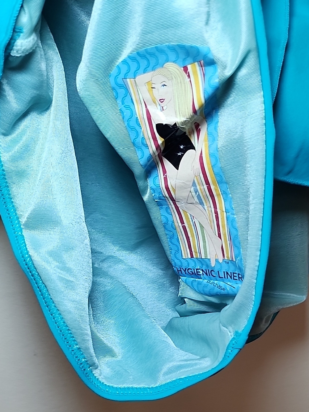 NWT Spanx  735 Tankini one piece Shapewear Swim slimming halter Teal 8 - Picture 6 of 16